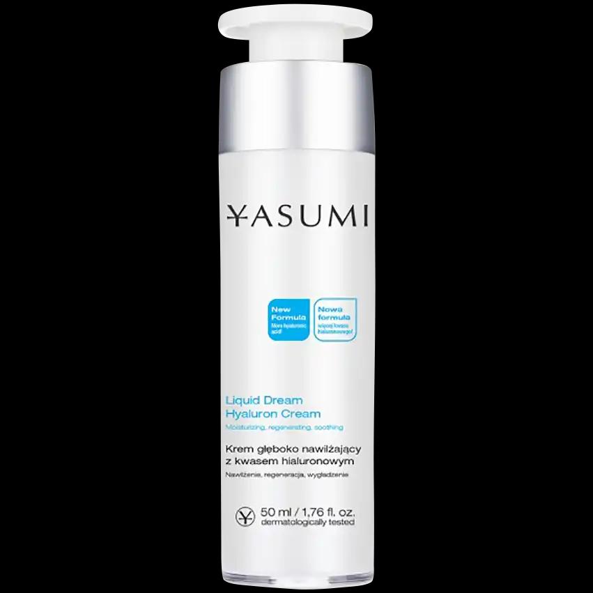 Yasumi Liquid Dream nawilżający krem z kwasem hialuronowym do twarzy, 50 ml