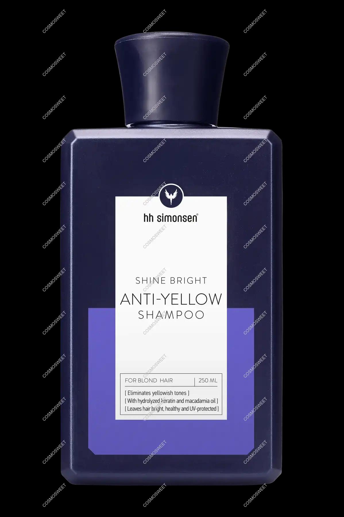 HH Simonsen Анти-жовтий Anti-Yellow Shampoo, який усуває небажані жовті відтінки 250 мл