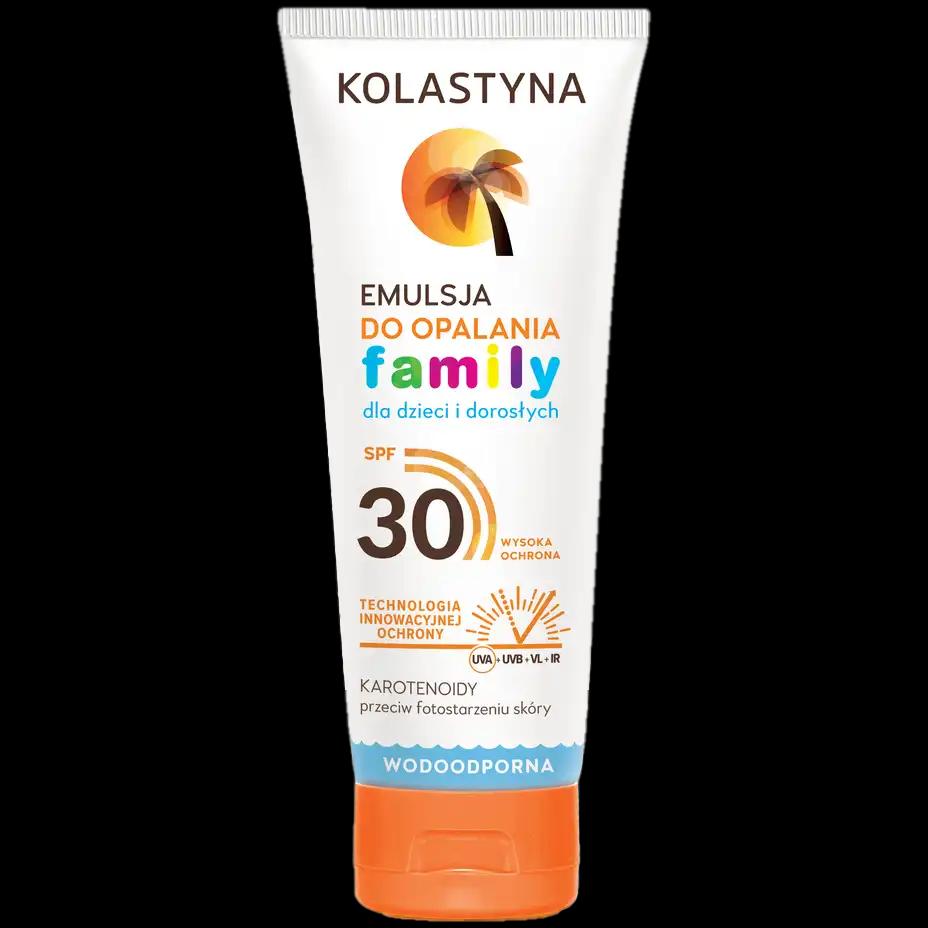 DLA Kolastyna Family emulsja do opalania dla dzieci i dorosłych SPF30, 250 ml