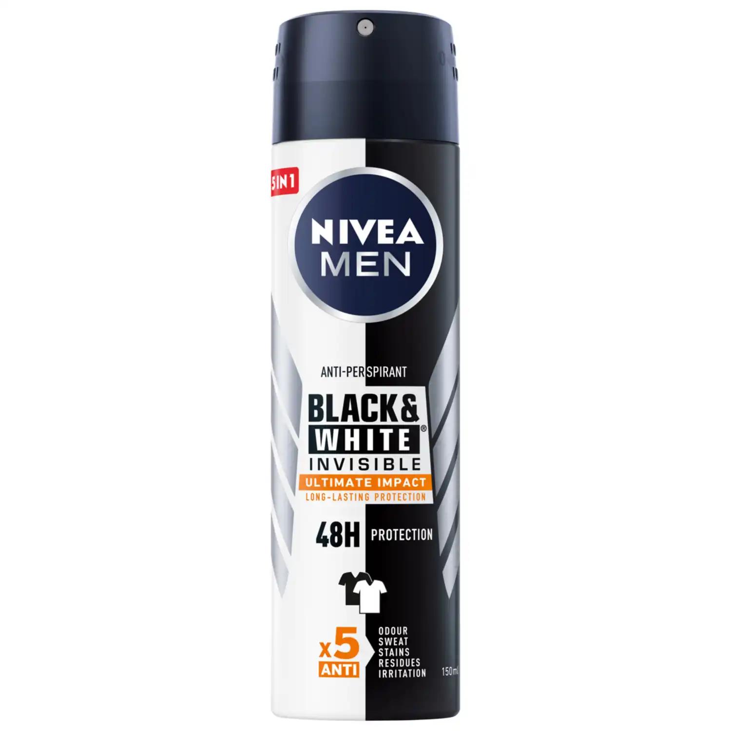 Nivea Ultimate Impact antyperspirant męski w sprayu, 150 ml