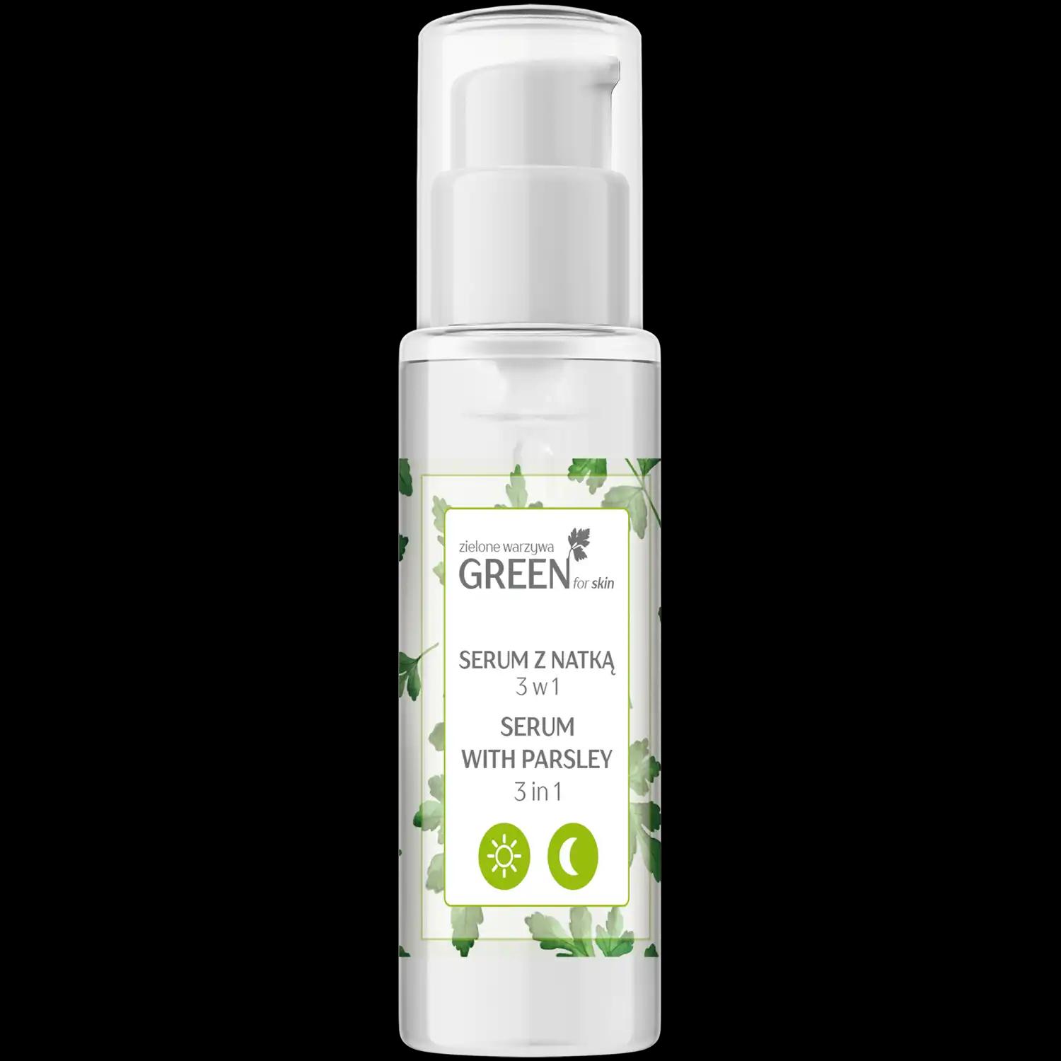 Floslek Green serum z natką do twarzy, 30 ml