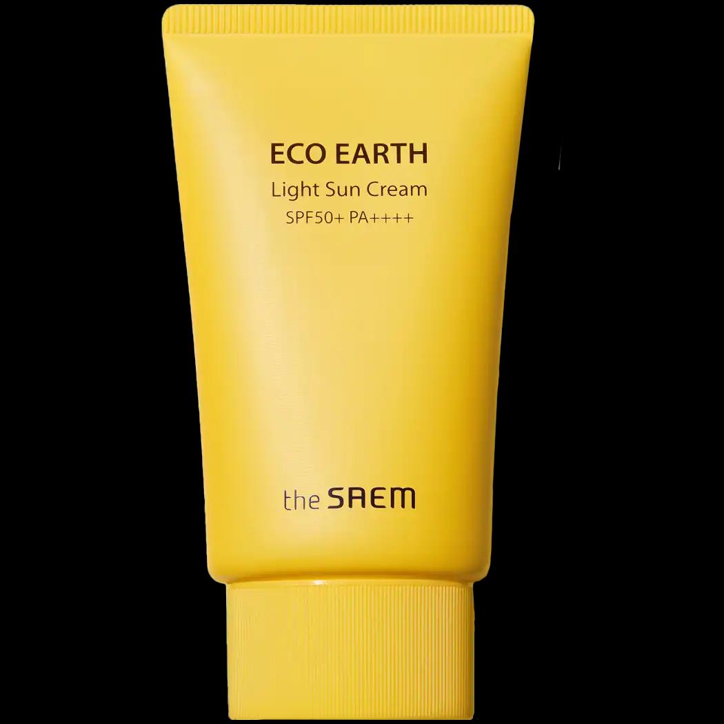 The Saem Eco Earth krem przeciwsłoneczny do twarzy z SPF50+, 50 ml