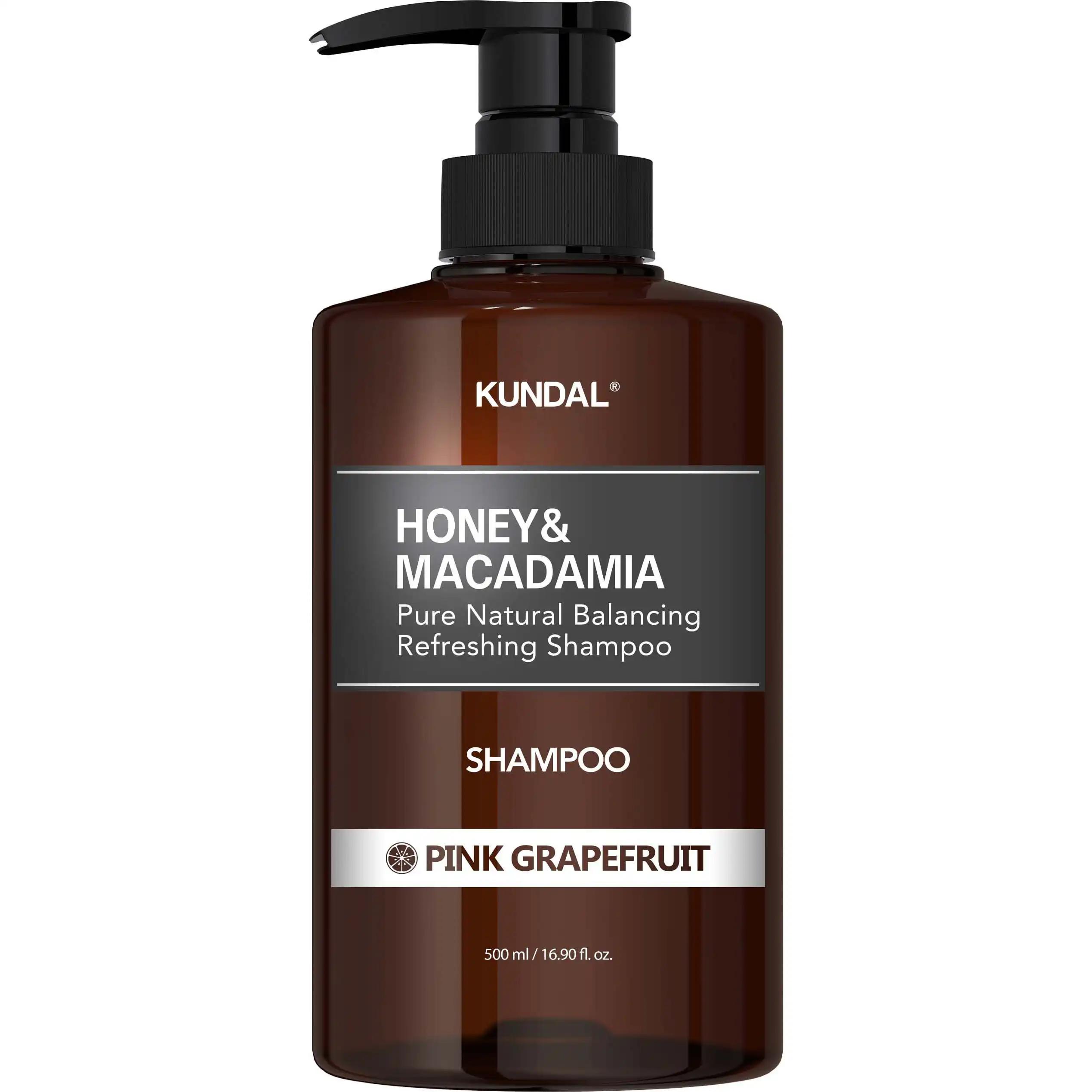 Kundal Honey & Macadamia do włosów różowy grapefruit, 500 ml