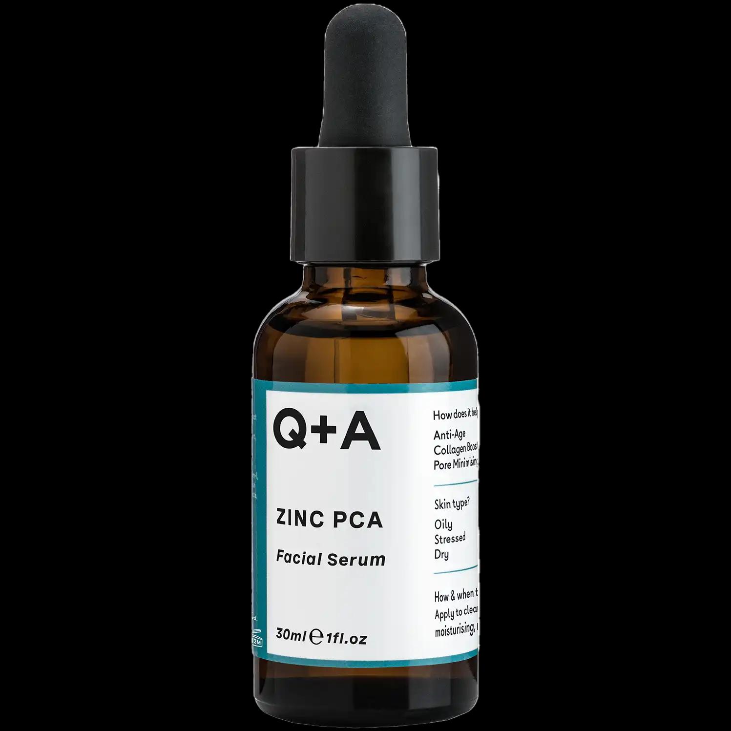 Q+A Q+A Zinc PCA serum do twarzy, 30 ml