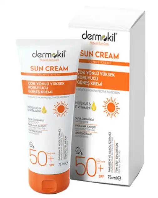 Dermokil Çok Yönlü Yüksek Koruyucu Güneş Kremi Spf50 75 ml
