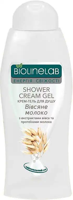 Biolinelab Крем-гель для душу "Вівсяне молоко