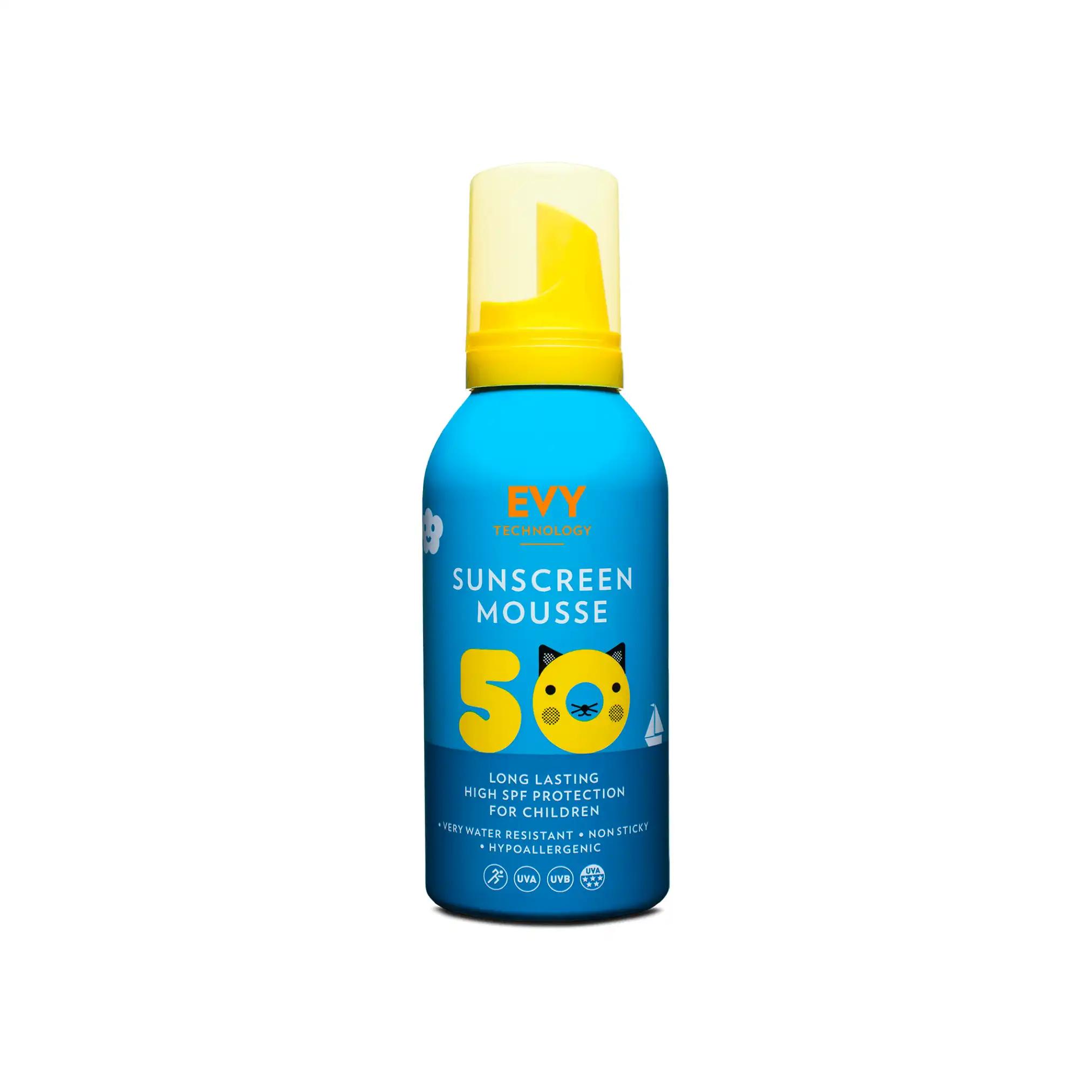 DLA EVY Technology Sunscreen Mousse KIDS mus promieniochronny SPF 50 dla dzieci, 150 ml