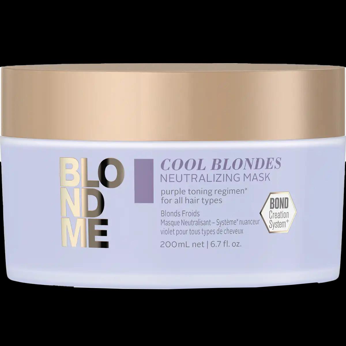 Schwarzkopf Professional BlondMe Cool Blondes do włosów neutralizująca blond, 200 ml