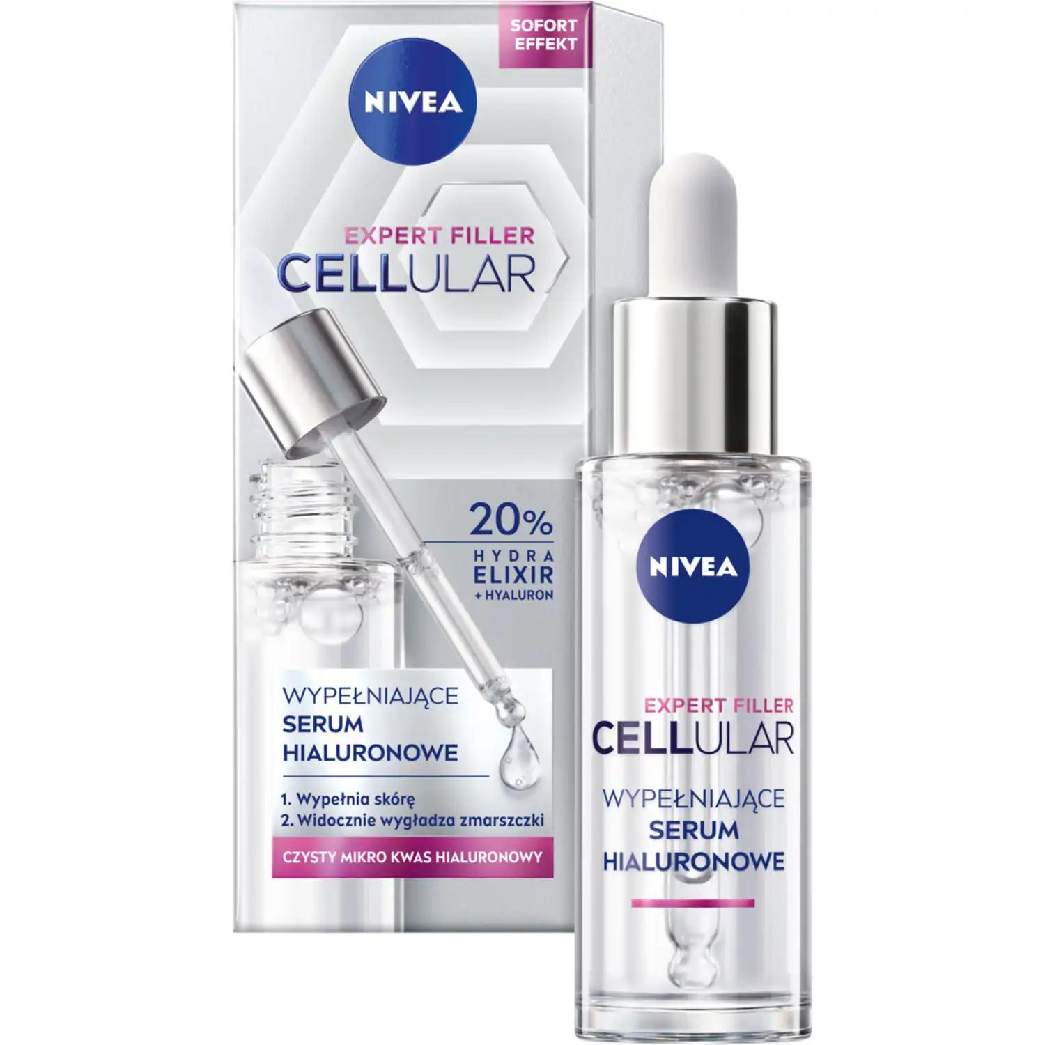 Nivea Cellular Expert Filler hialuronowe serum wypełniające do twarzy, 30 ml