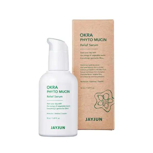 Phyto Jayjun Okra Mucin serum nawilżająco-łagodzące do twarzy, 50 ml