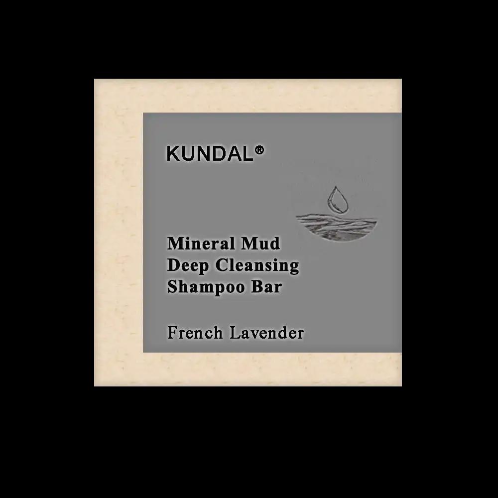 Kundal Mineral Mud głęboko oczyszczający w kostce z błota minerałowego o zapachu francuskiej lawendy, 87 g