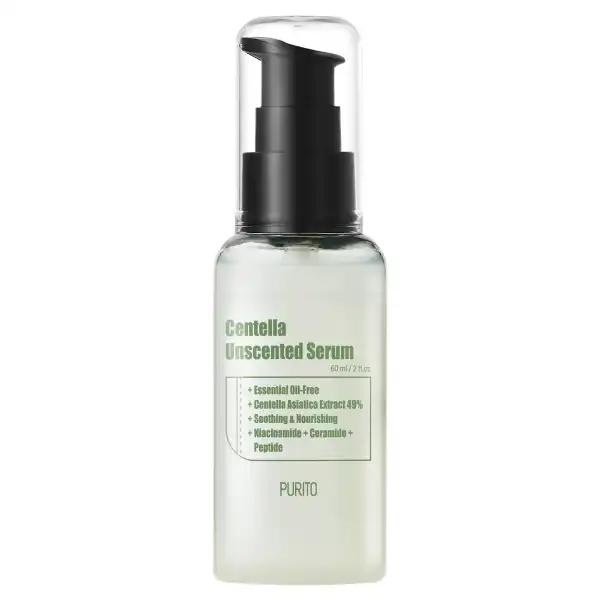 Purito Centella Unscented serum z ekstraktem z wąkroty azjatyckiej bez dodatku olejków eterycznych, 60 ml