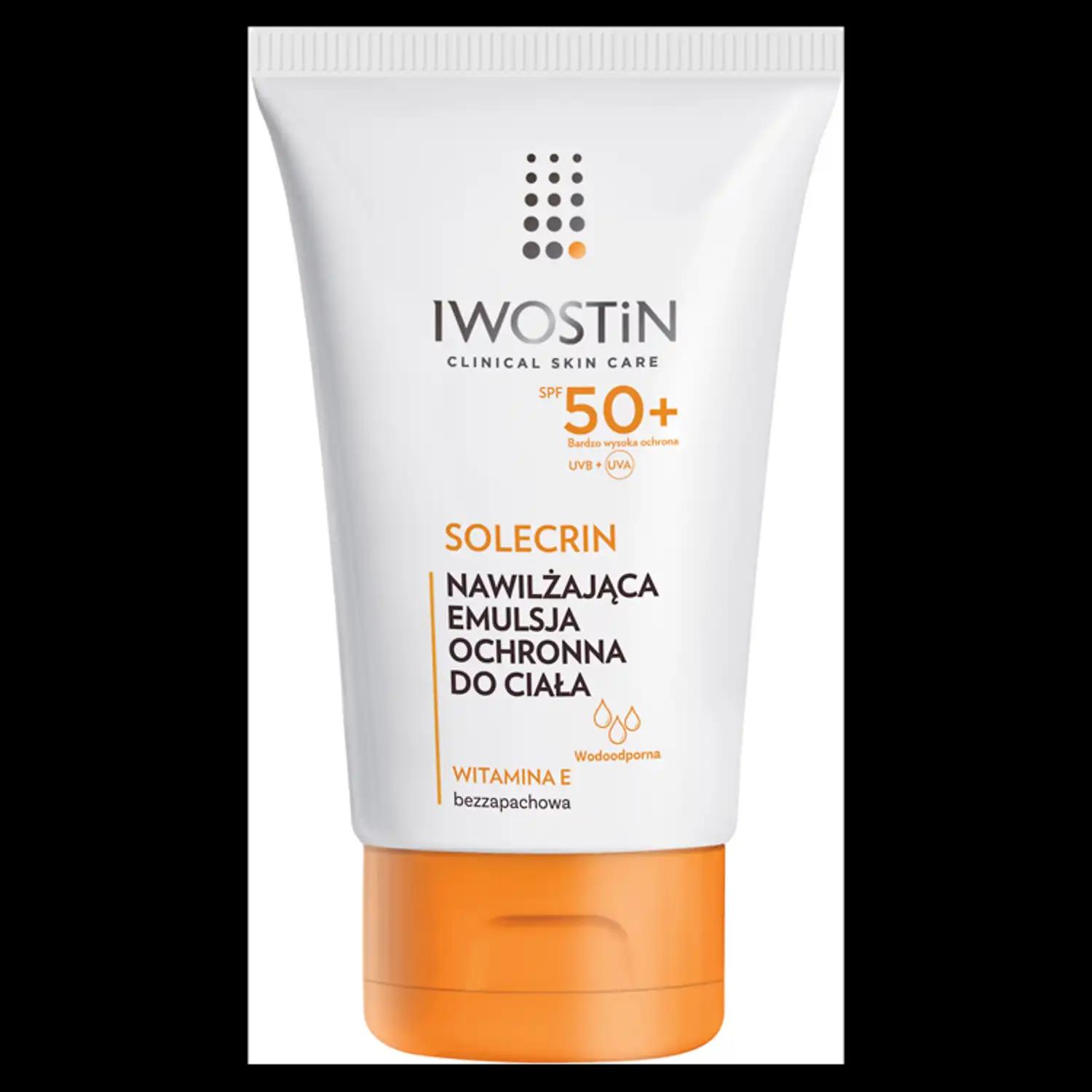 Iwostin Solecrin emulsja ochronna do opalania SPF50+, 100 ml