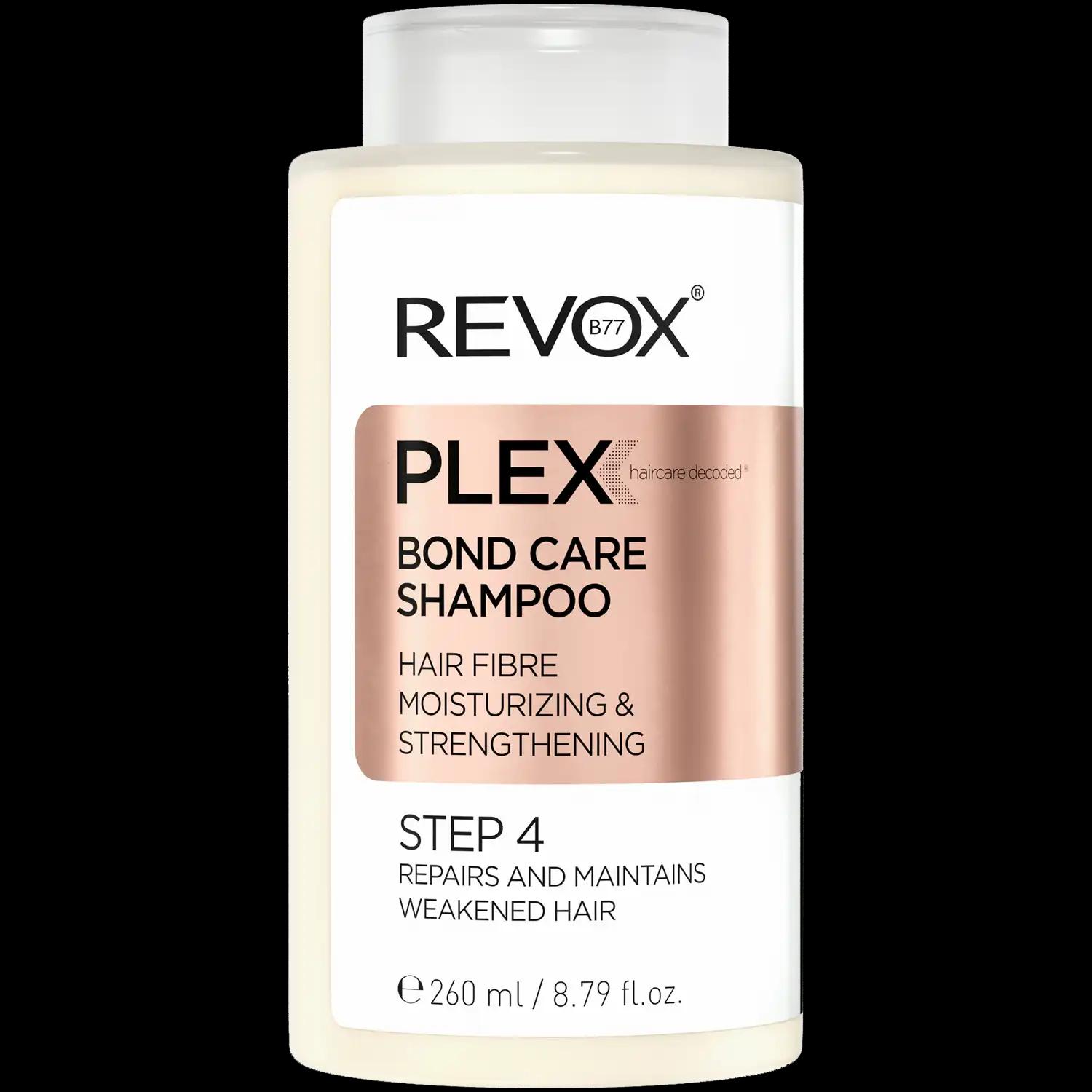 Revox Plex Bond Care Shampoo Step 4 pielęgnujący do włosów, 260 ml