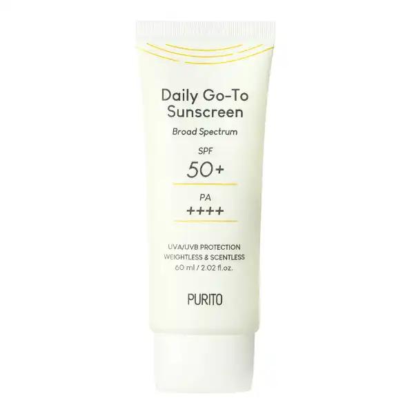 Purito Daily Go-To Sunscreen codzienny krem przeciwsłoneczny do twarzy SPF 50+ PA++++, 60 ml