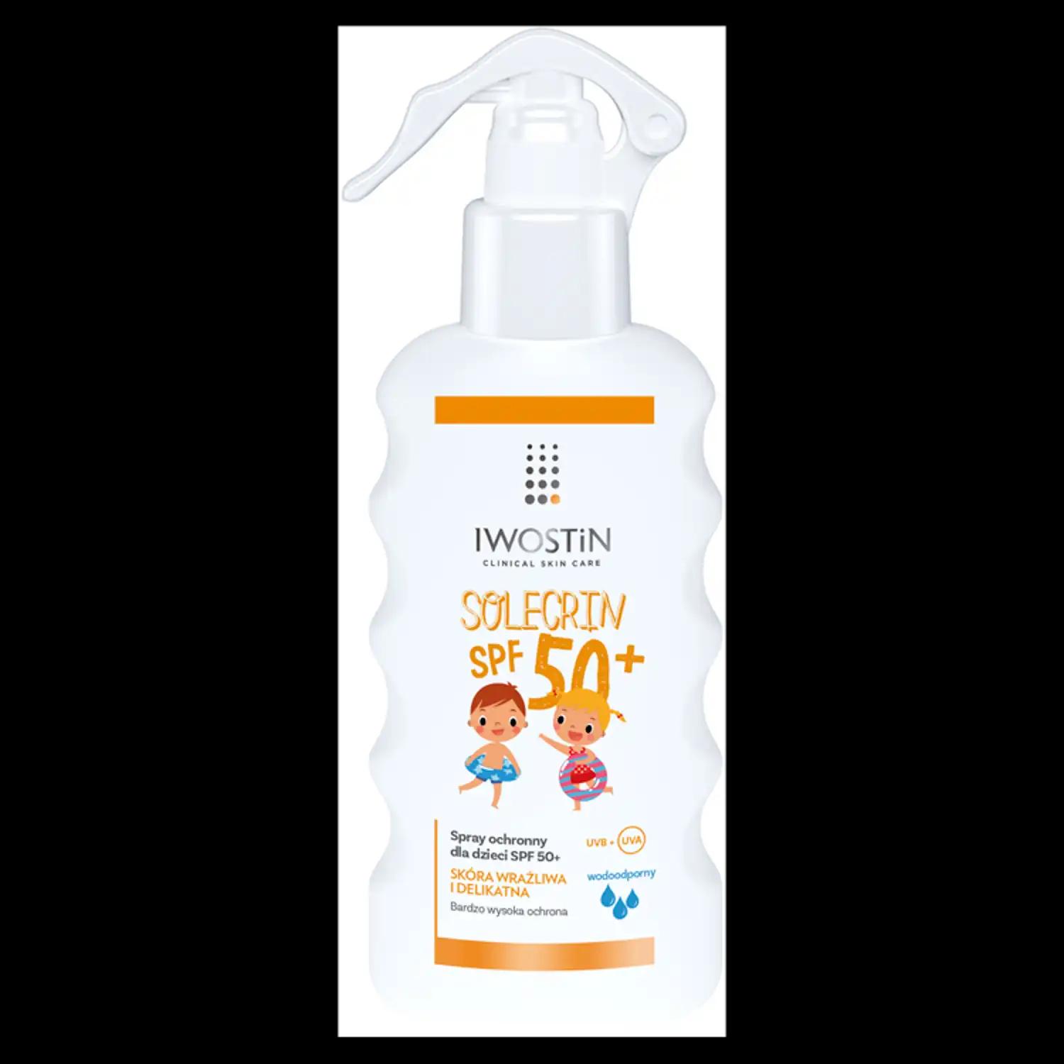 Iwostin Solecrin spray ochronny dla dzieci SPF50, 175 ml