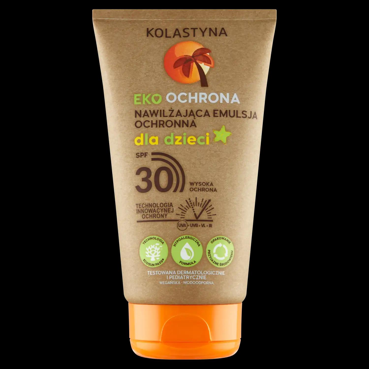 DLA Kolastyna Eko ochronna emulsja z filtrem SPF30 dla dzieci, 150 ml