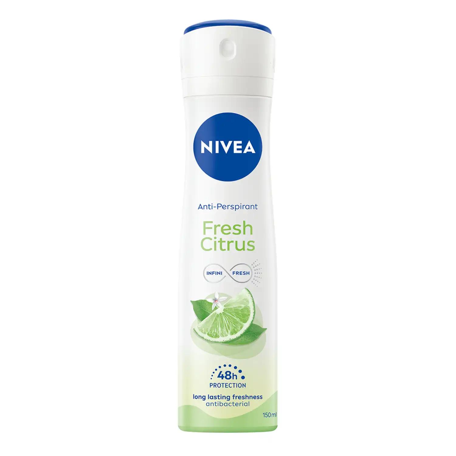 Nivea Fresh Citrus antyperspirant damski w sprayu, 150 ml