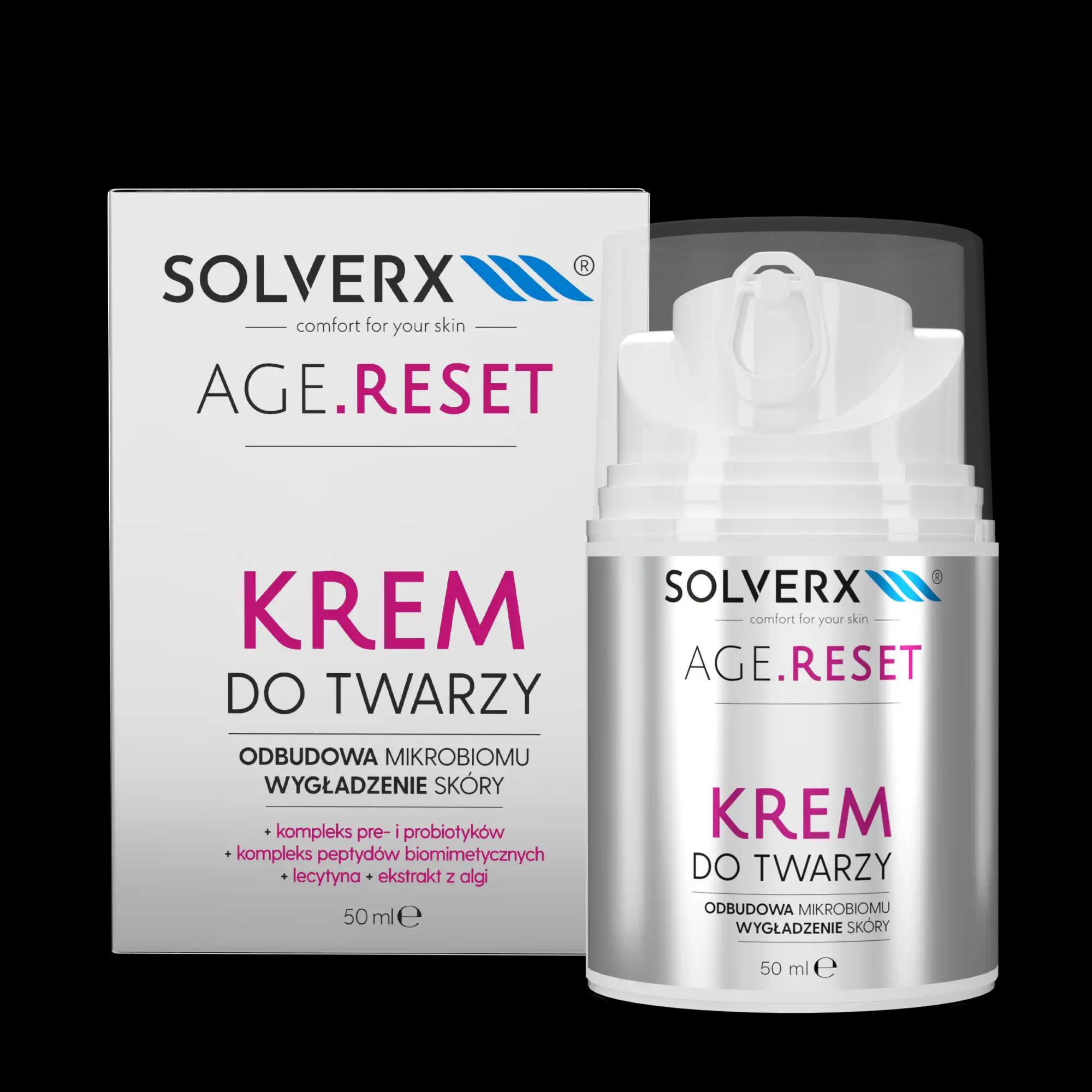 Solverx Age Reset odmładzający krem do twarzy, 50 ml