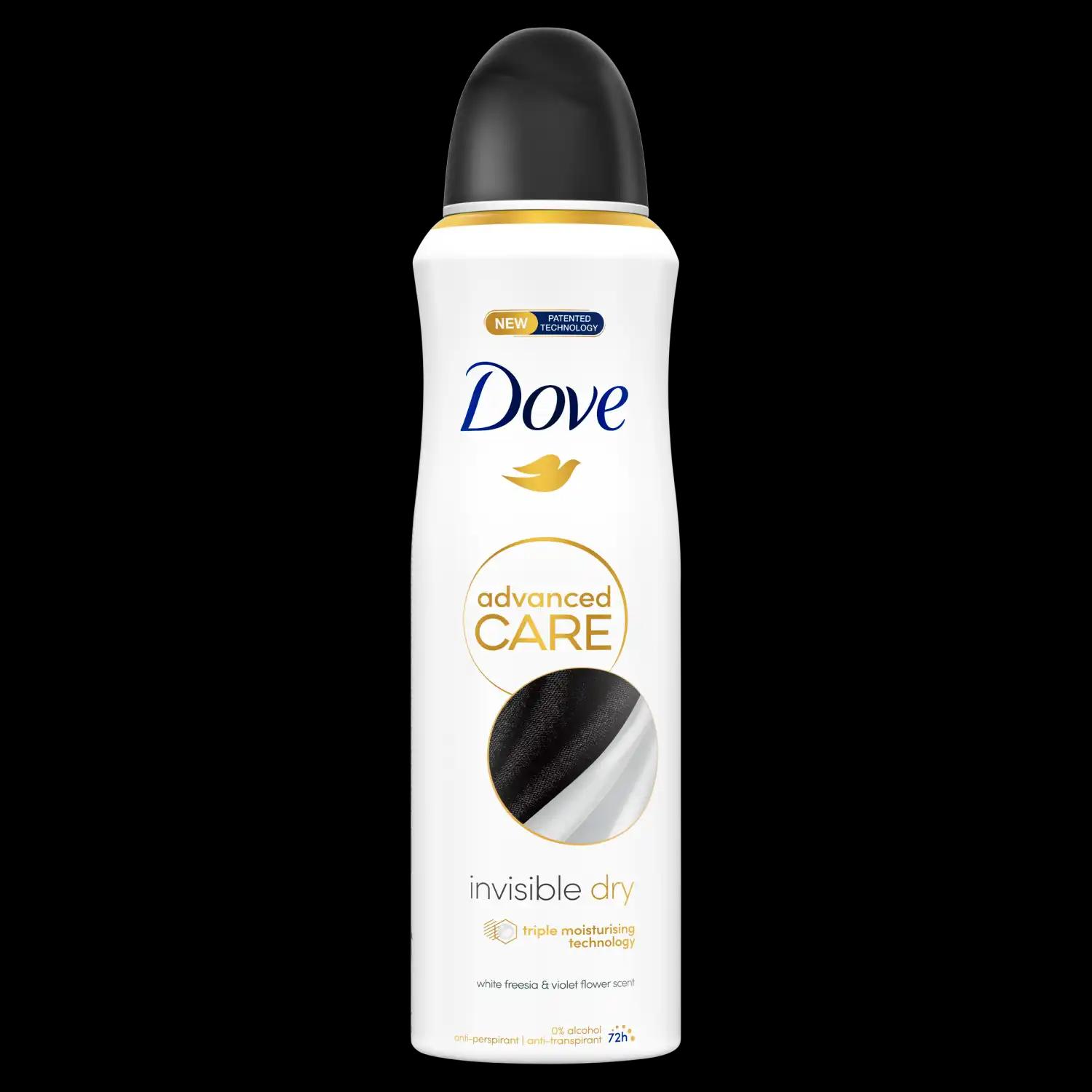 Dove Advanced Care antyperspirant w sprayu damski, 200 ml