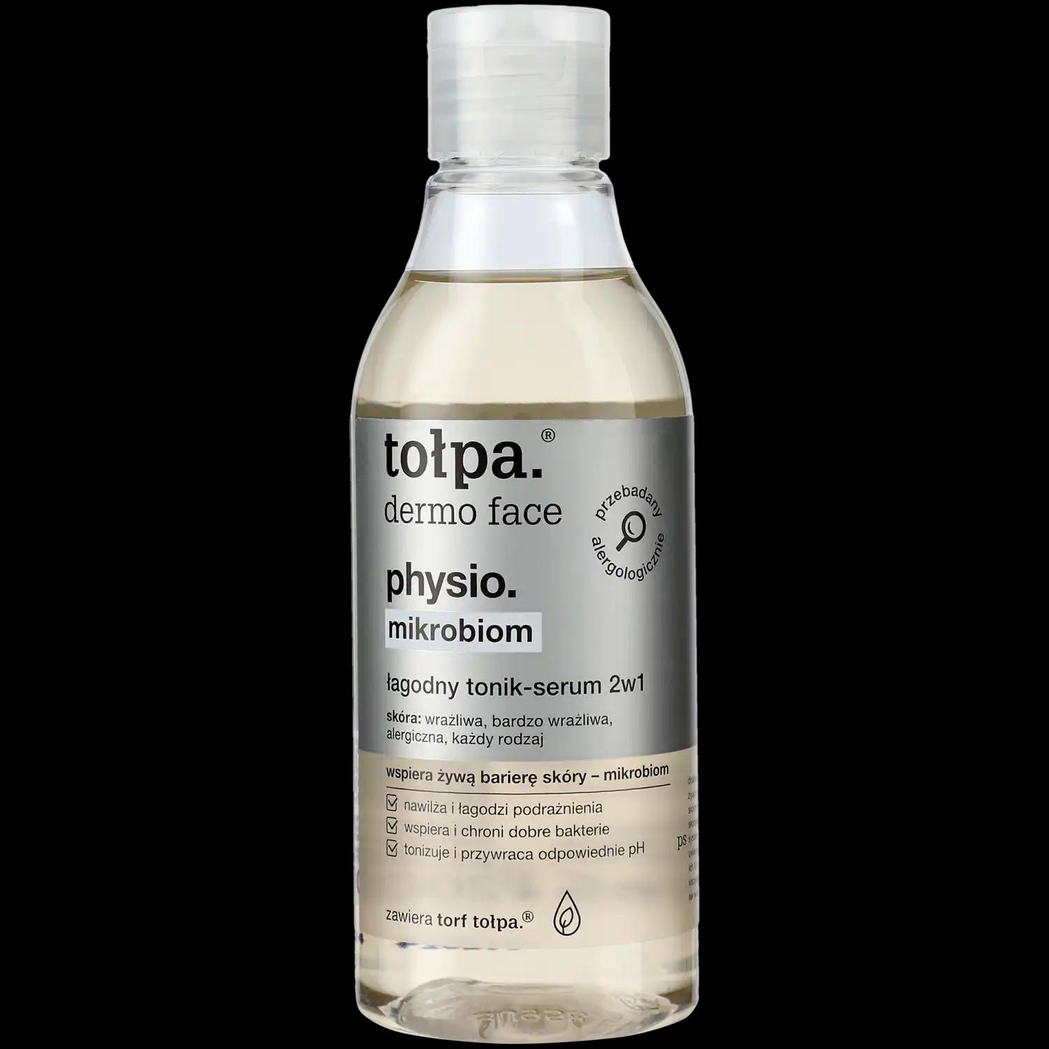 Tolpa Dermo Face Physio mikrobiom, łagodny tonik-serum, 200 ml