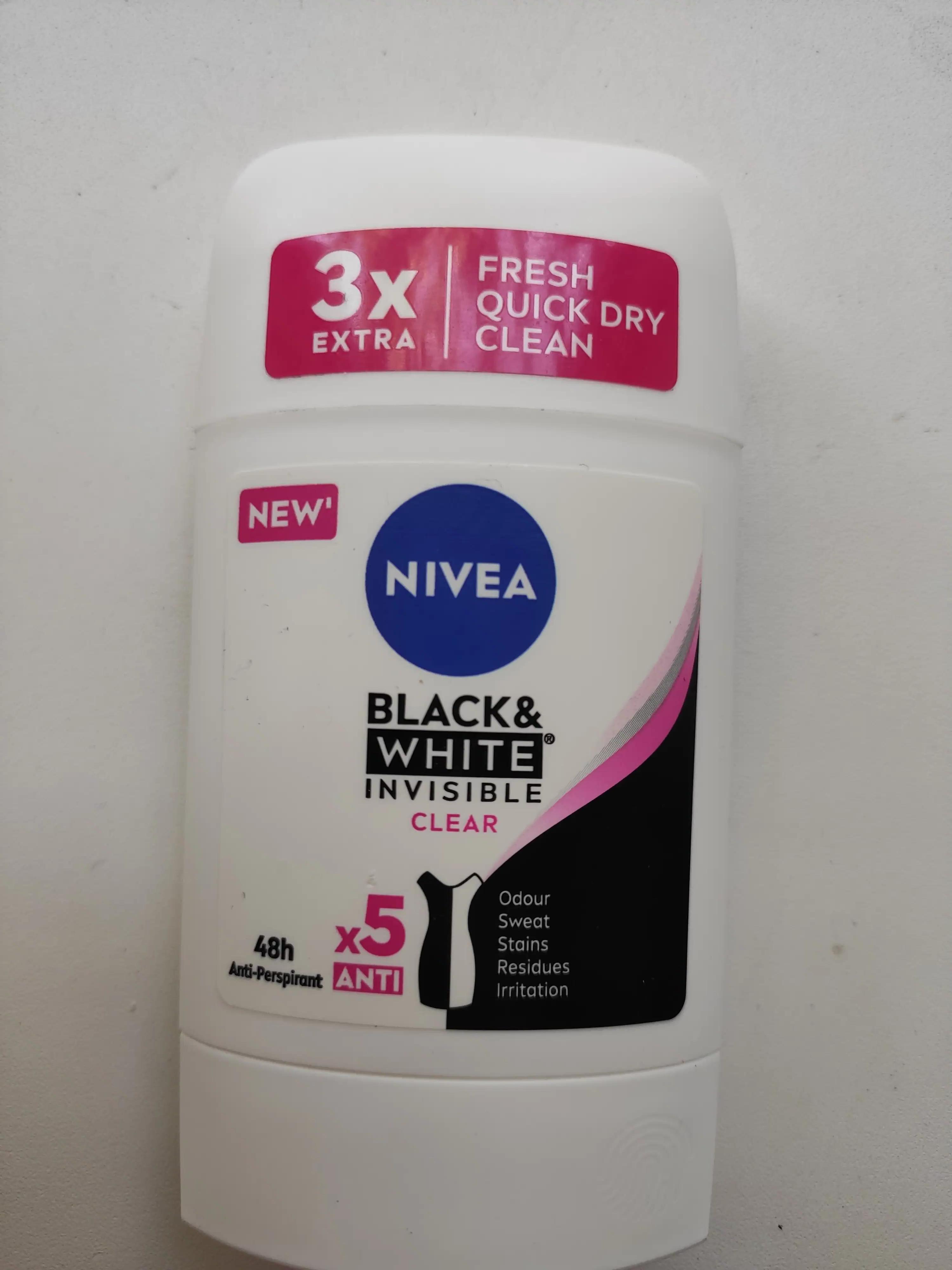 Nivea Black & white invisible clear