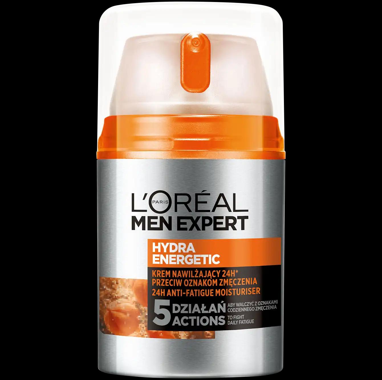 L'Oreal Paris Men Expert Hydra Energetic nawilżający krem do twarzy przeciw oznakom zmęczenia męski, 50 ml