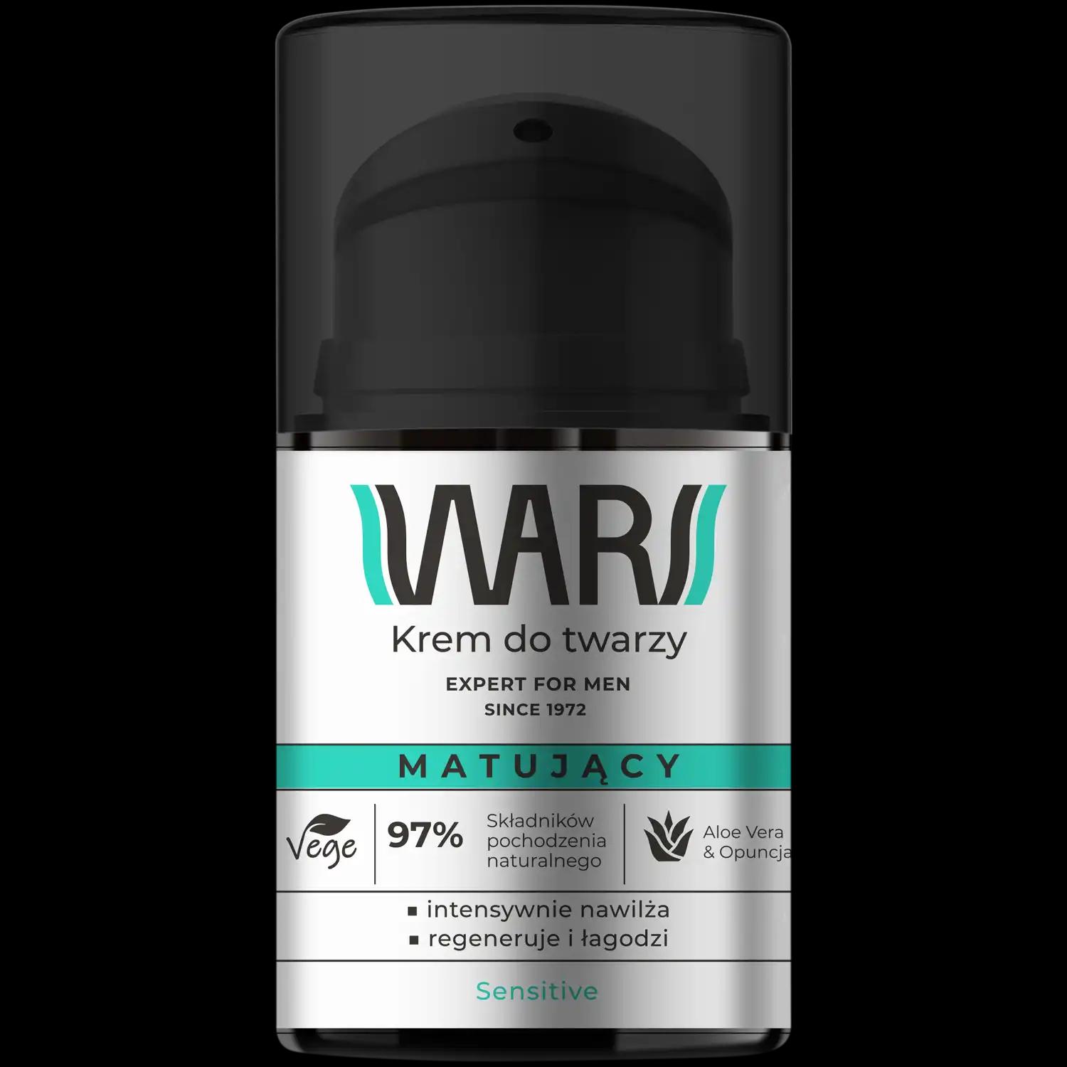 Wars Sensitive matujący krem do twarzy, 50 ml