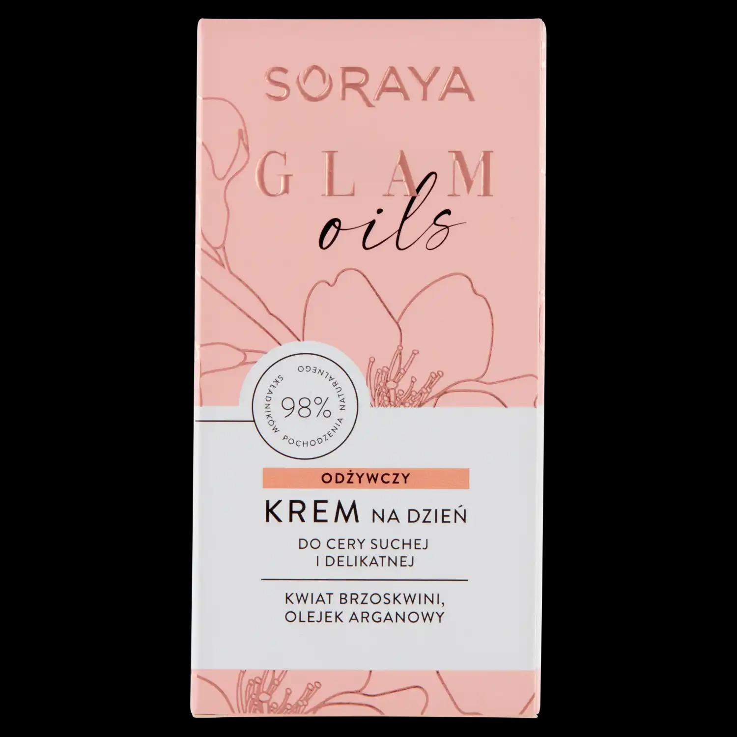 Soraya Glam Oils odżywczy krem do twarzy na dzień, 50 ml