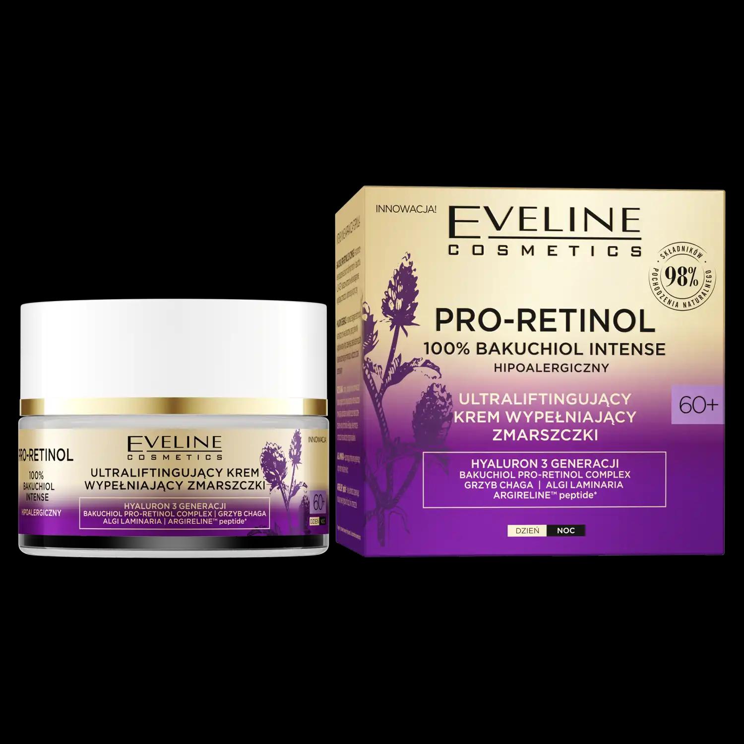 Eveline Cosmetics Pro-Retinol krem do twarzy 60+ na dzień i noc, 50 ml