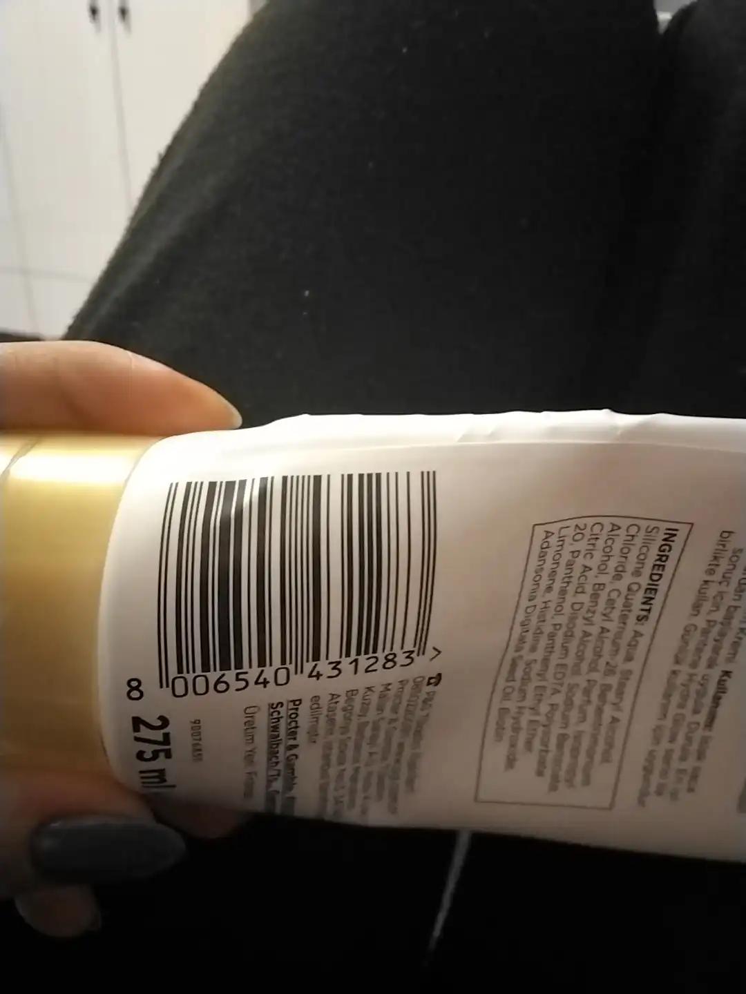 Pantene Saç bakım kremi