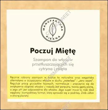 MANUFAKTURA PIĘKNA do włosów przetłuszczających się 75 g