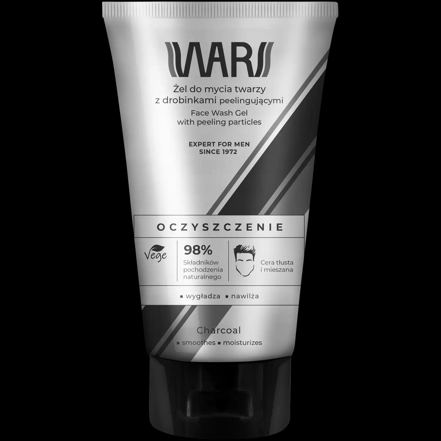 Wars Sensitive Charcoal żel do mycia twarzy, 150 ml