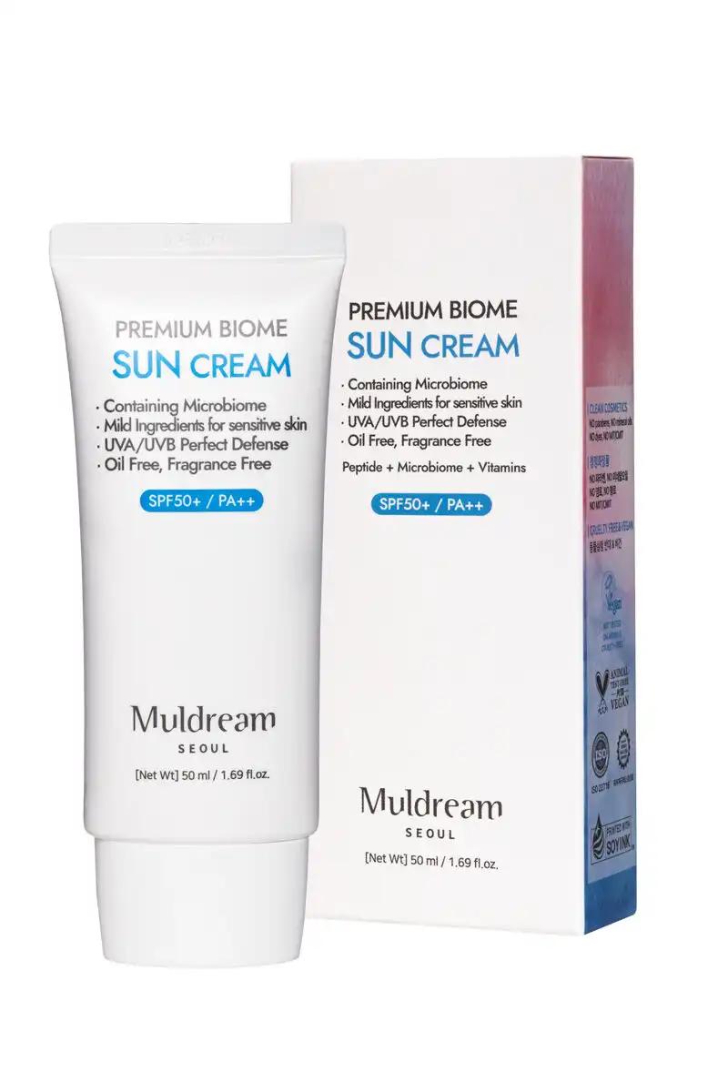 Muldream Sun Cream krem przeciwsłoneczny do twarzy z SPF50+PA++, 50 ml