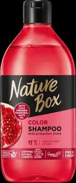 Nature Box NATURE BOX Pomegranate Oil do włosów farbowanych z tłoczonym na zimno olejem z granatu 385 ml