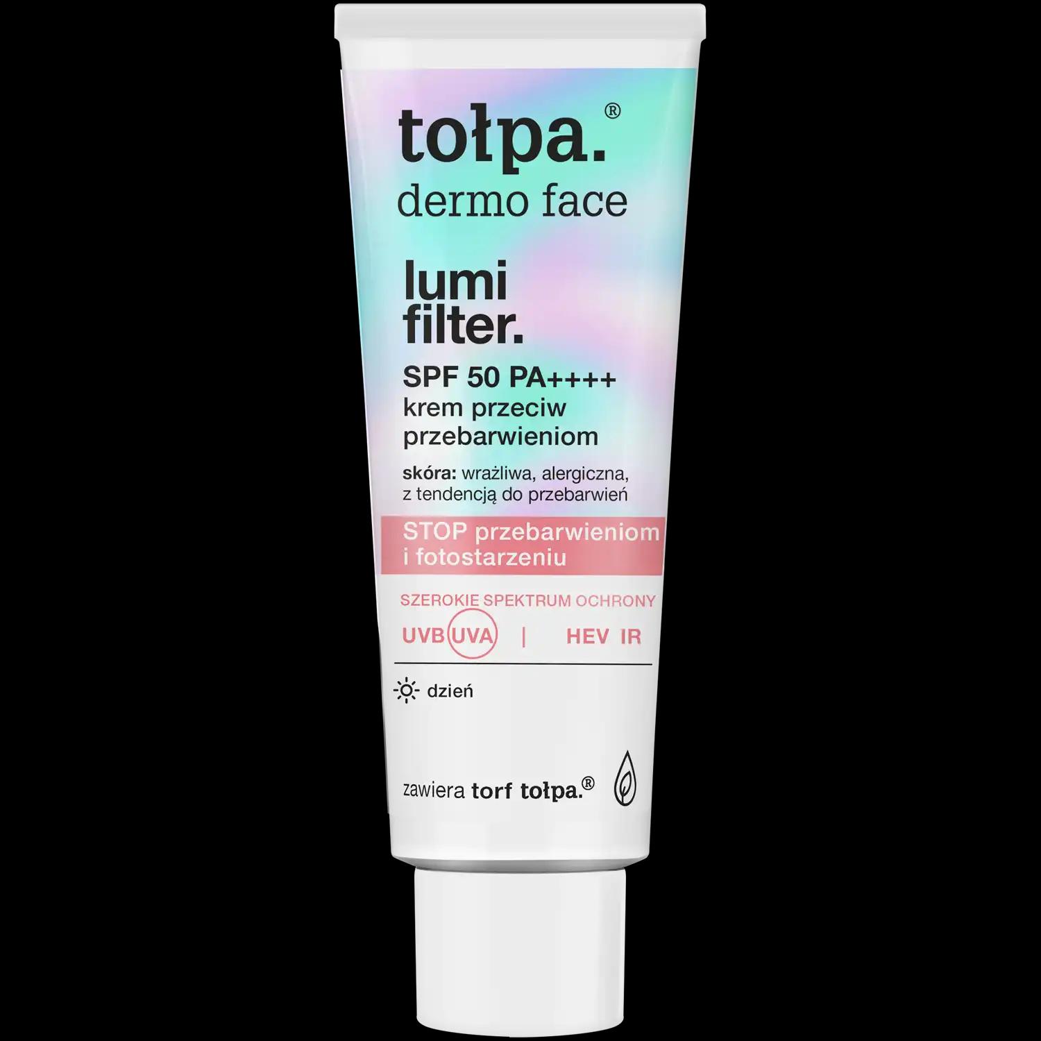 Tolpa Dermo Face Lumi Filter krem do twarzy SPF50, 40 ml