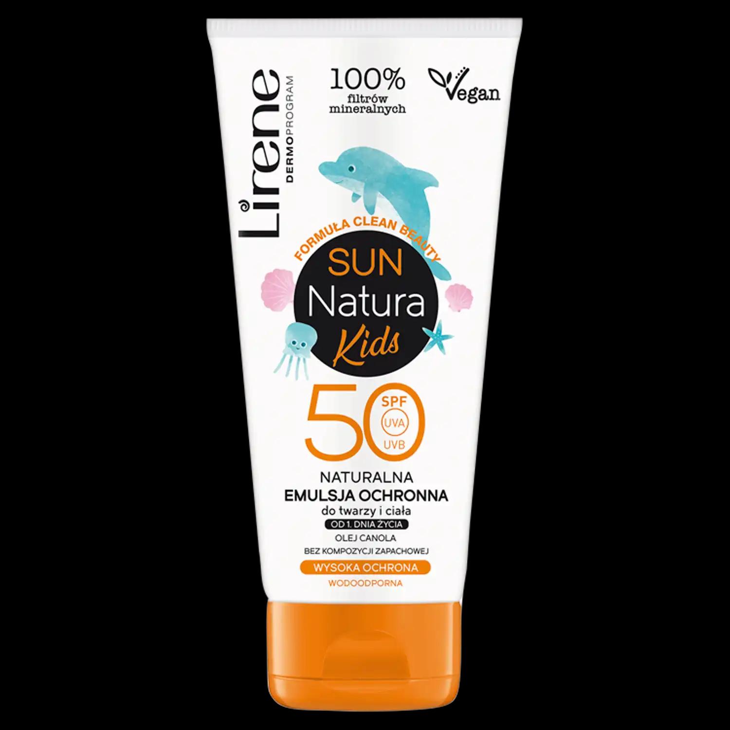 Lirene Sun Kids balsam ochronny z SPF50+ dla dzieci, 100 ml