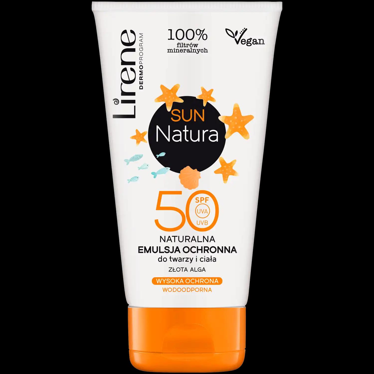 Lirene Sun emulsja ochronna z SPF50+, 120 ml