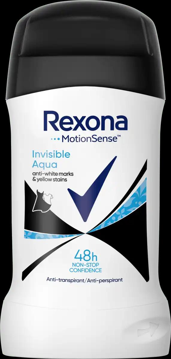 Rexona Antitranspirant Deostick Invisible Aqua, 40 ml