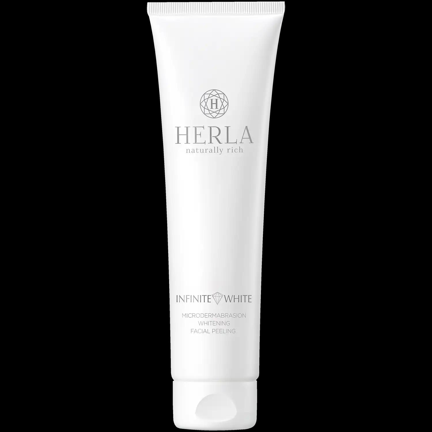 Herla Infinite White wybielający peeling do twarzy, 150 ml