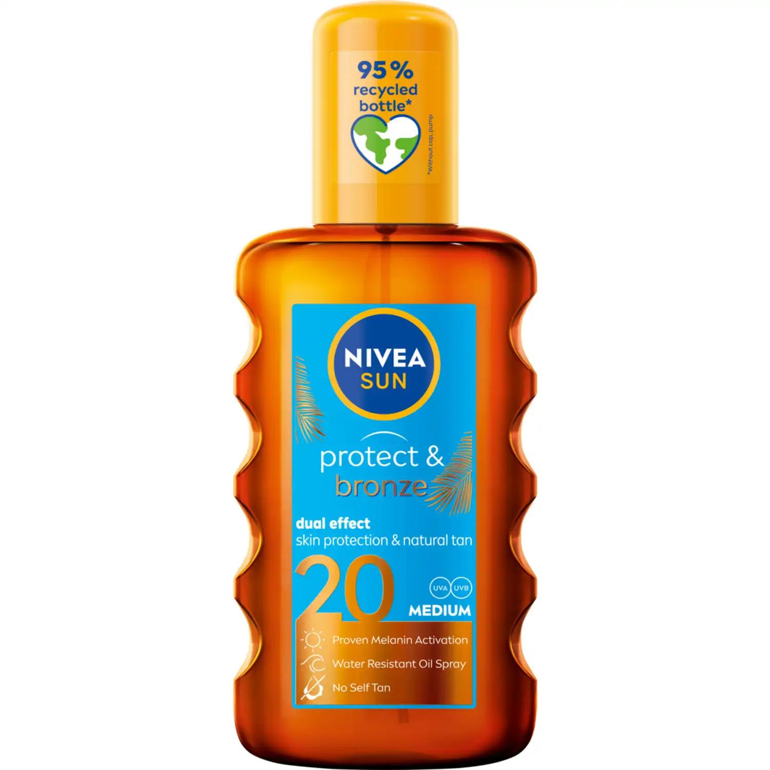 Nivea Sun spray aktywujący opaleniznę SPF20, 200 ml