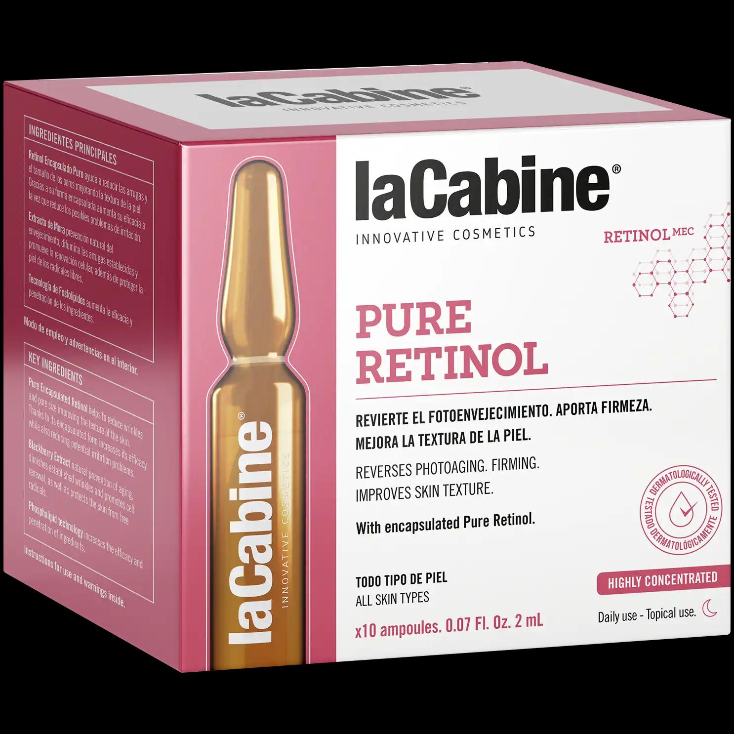 La Cabine Retinol zestaw ampułek do twarzy, 10x2 ml