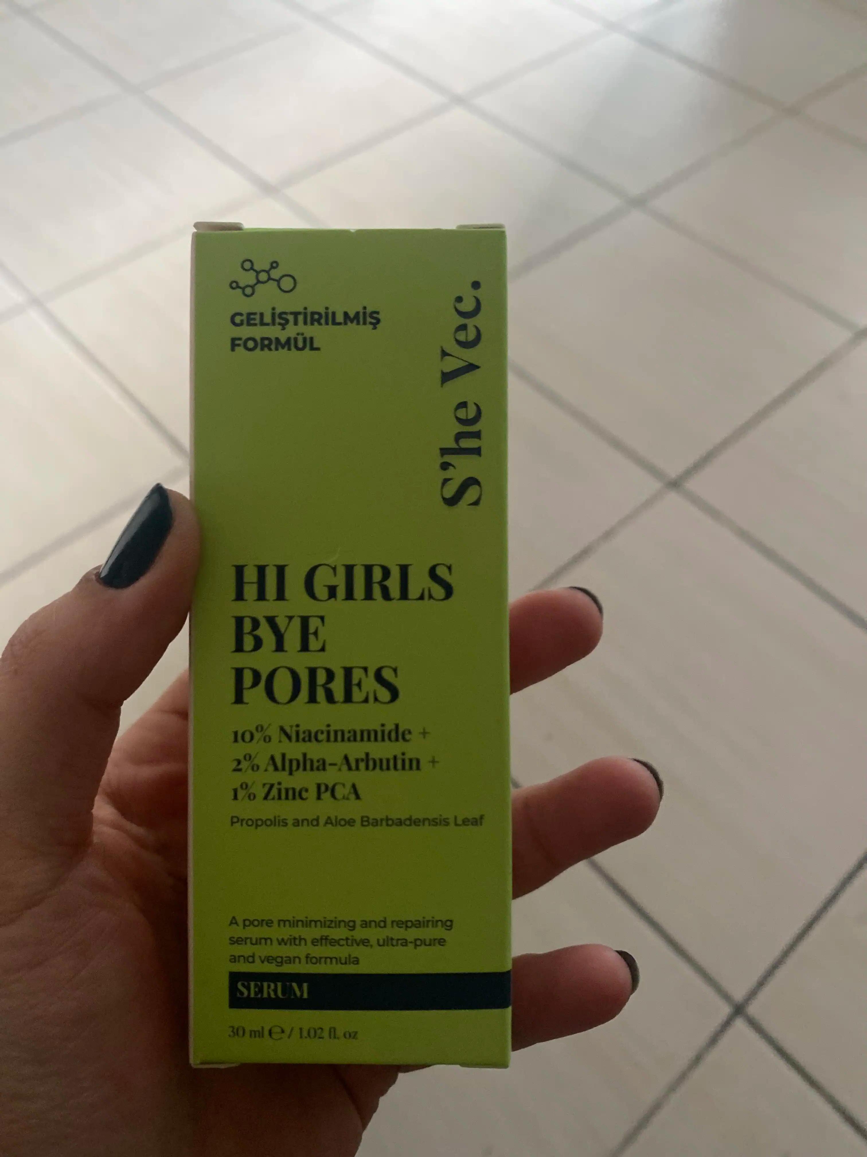 She Vec Akne Karşıtı Serum Hi Girls By Pores