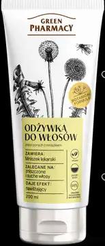 GREEN PHARMACY do włosów zniszczonych z mniszkiem 200 ml