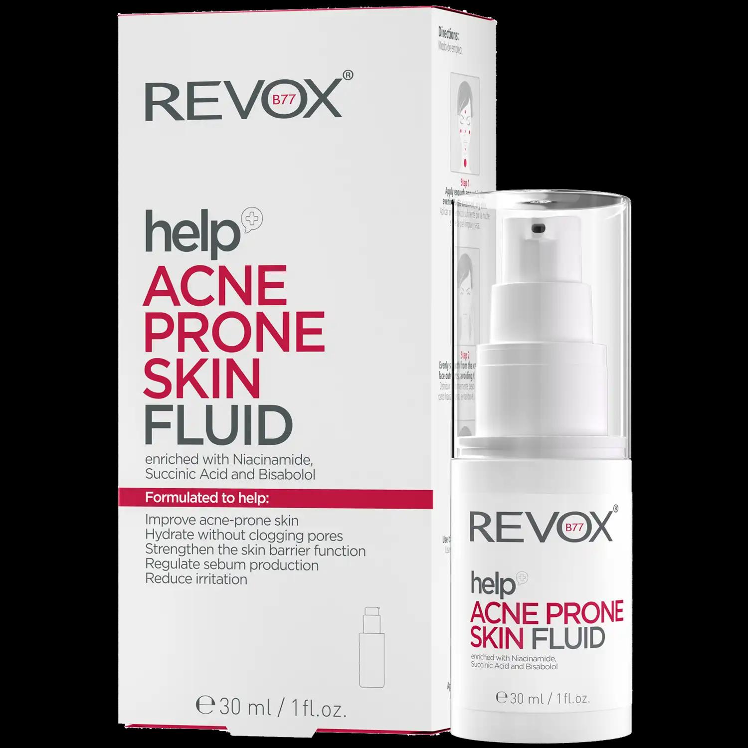 Revox Help Acne Prone Skin fluid do skóry trądzikowej, 30 ml