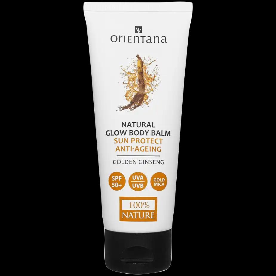 Orientana Natural Glow Body Balm wegański balsam z SPF50+ do ciała, 100 ml