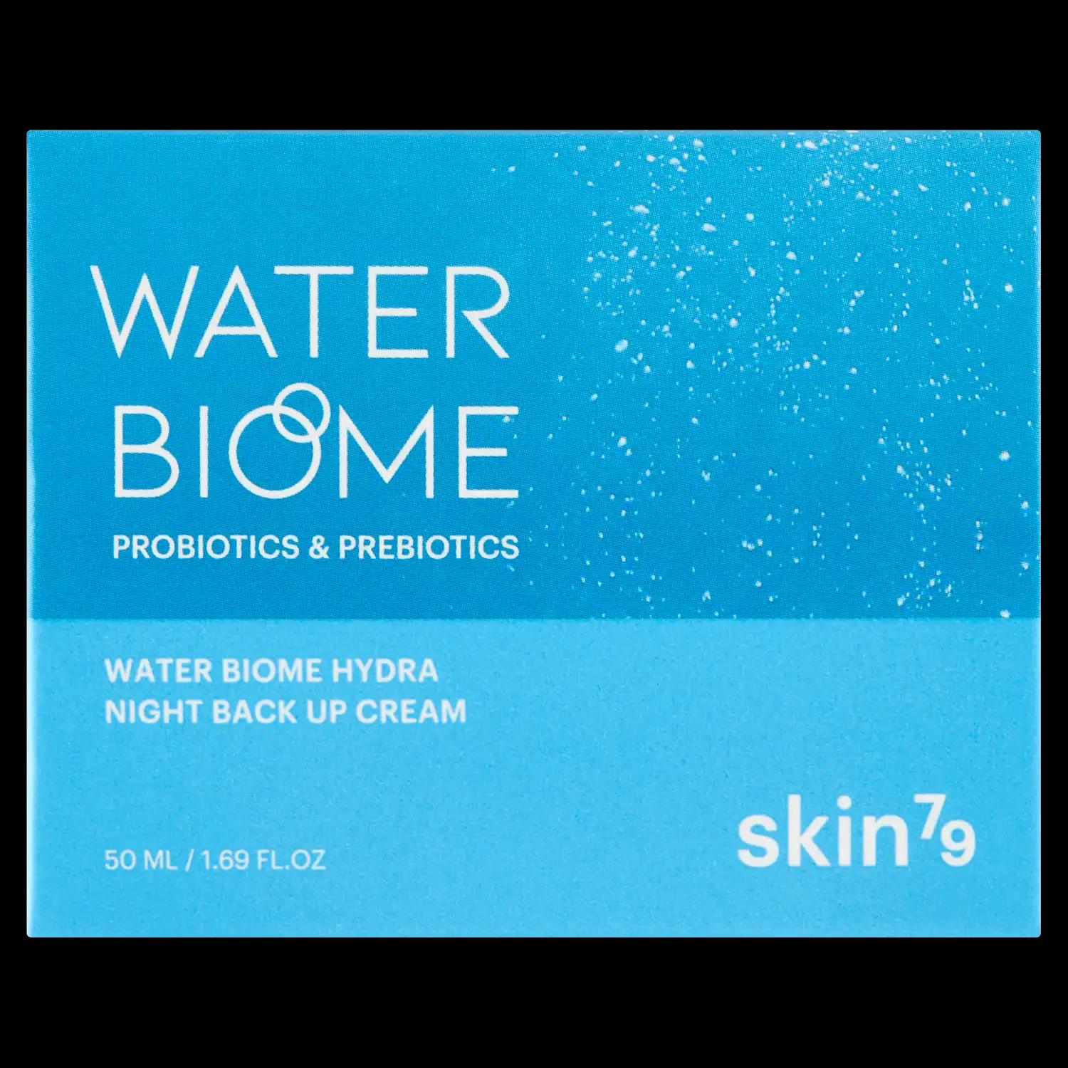 Skin79 Water Biome krem z probiotykami i prebiotykami do twarzy na noc, 50 ml