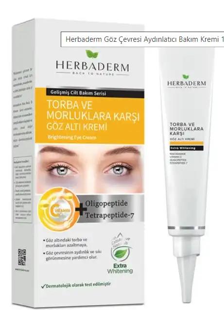 HerbaDerm Göz Çevresi Aydınlatıcı Bakım Kremi 15 ml