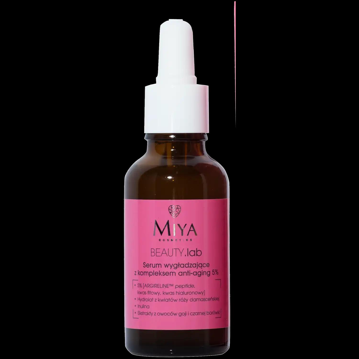 MIYA COSMETICS Miya Cosmetics BEAUTY.lab serum wygładzające do twarzy, 30 ml