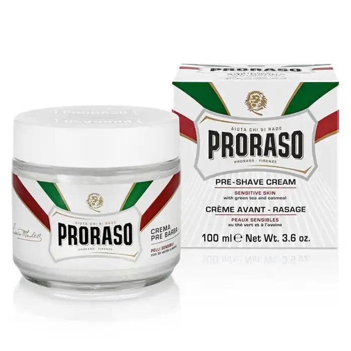 Proraso White krem przed goleniem do skóry wrażliwej, 100 ml